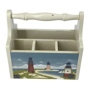 Vintage Pomerantz Wooden Caddy